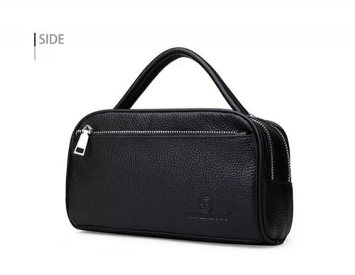 شنطة رجالية من فيديكابولو جلد طبيعي باللون الاسود