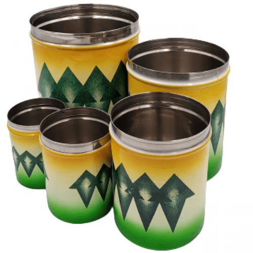 علب سكر استيل لون غضار