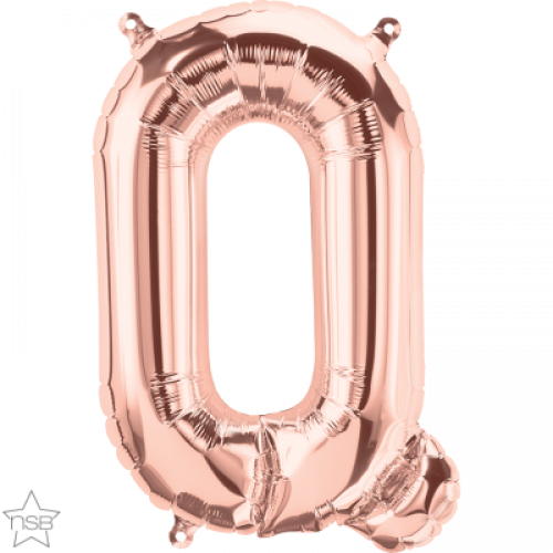 FOIL SMALL LETTER ROSEGOLD (عدد 5 قطع) Q