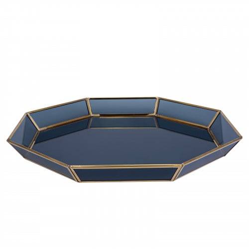 صينية زجاجية حجم كبير