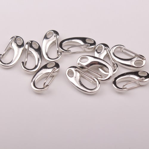 أداة قفل الأكسسوار فضي كبير - كيس 5 قطع