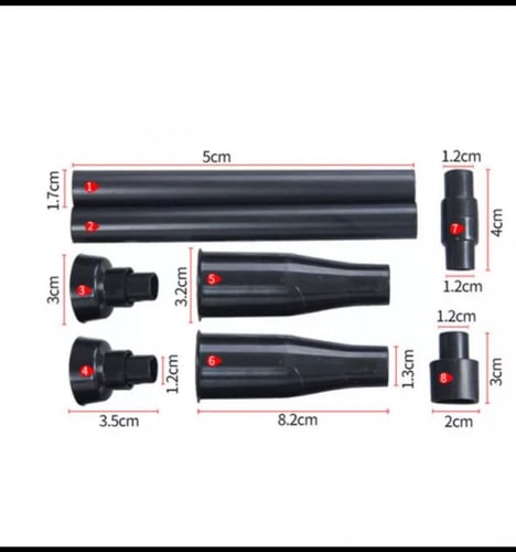 راس نافورة صغير بلاستيك اربع اشكال