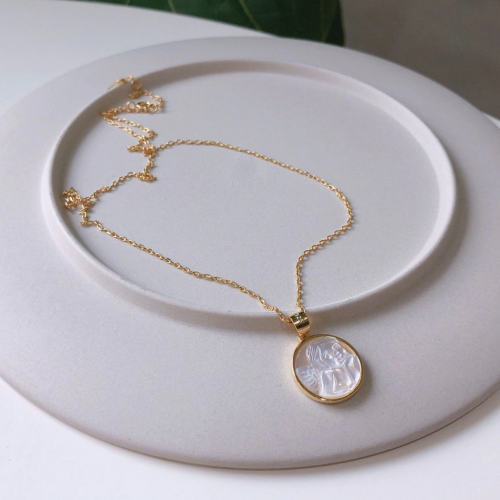 سلسلة ملاك ، من الصدف الطبيعي و الفضة الاسترليني ع...