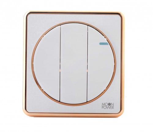 مفتاح ثلاثي عصر ابيض ذهبي