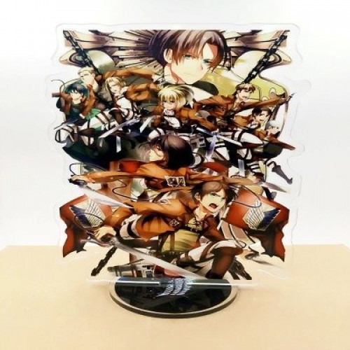 مجسم اكريليك انمي هجوم العمالقة