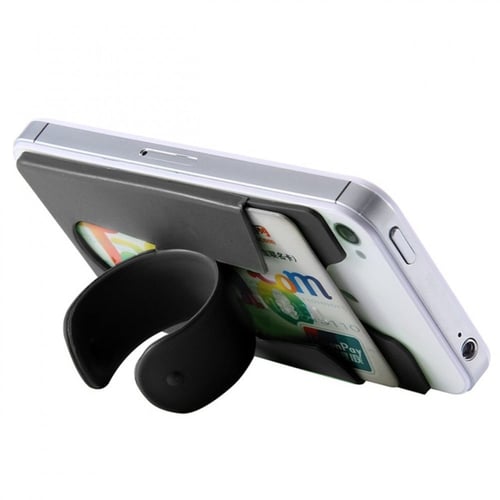 جيب لحفظ البطاقات مع ستاند للجوال