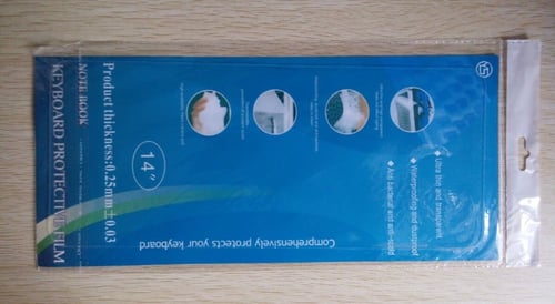 غطاء حماية ضد الماء والغبار لكيبورد لابتوب مقاس 14...