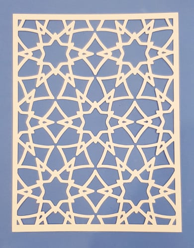 استينسل زخرفة هندسية