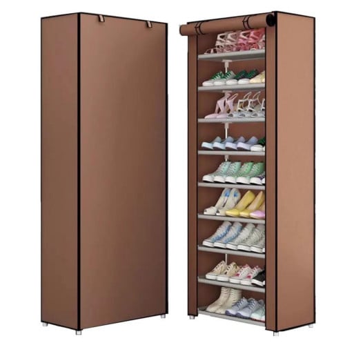 دولاب جزم قوية لتخزين ما يصل إلى 36 زوجًا من الأحذ...