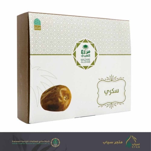 تمر سكري مفتل فاخر 800 جرام