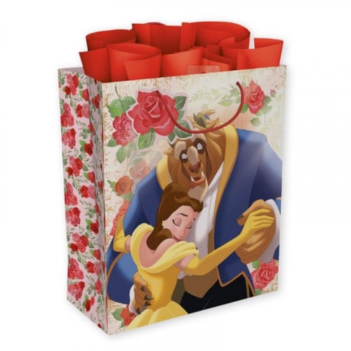 كيس هدية الجميلة والوحش المقاس 26 ب31 سم