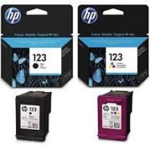 حبر طابعة 123 hp اصلي