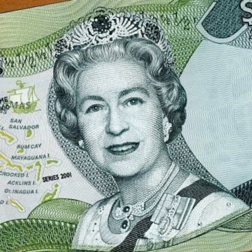 جزر الباهاما فئة ½ دولار أنسر اصدار قديم