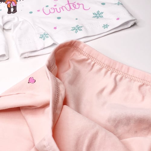 ملابس داخلية للأطفال 3 قطع بوكسر (بناتي) ناعم وقطن...