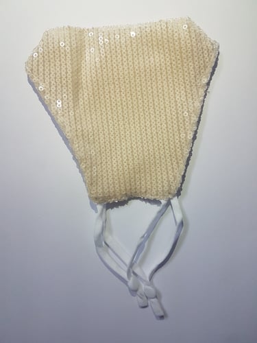 كمامة حفلات نسائية لامعة Shiny face mask party