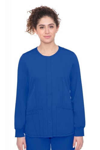 سكراب طبي ازرق كم طويل | بلوزة