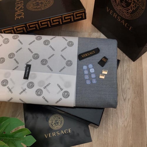 قماش فرزاتشي شتوي لون رمادي