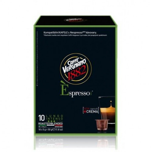 كبسولات اسبرسو لونجو إنتنسو مع الكريمة من كافي فير...