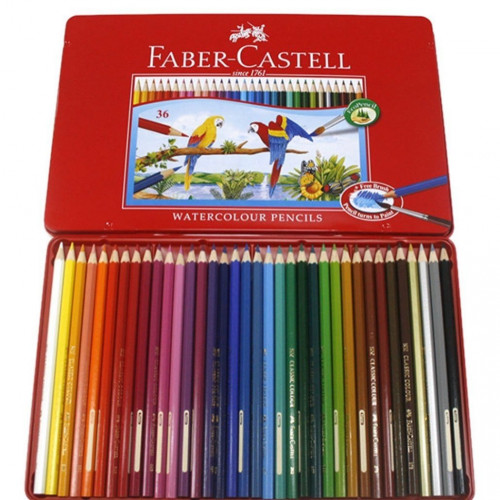 الوان خشبيه مائيه فيبر كاستل 36 لون