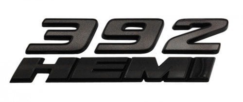 طقم علامات 392 HEMI اسود مطفي