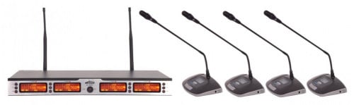 ميكرفون لاسلكي مكتبي يو اتش اف UHF Wireless confer...