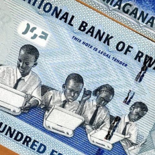 رواندا فئة 500 فرنك أنسر اصدار قديم