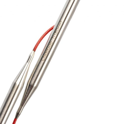 ابر تريكو دائري احمر ستيل، طول 40 سم من ChiaoGoo