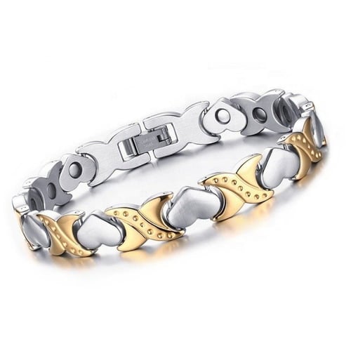 سوار الطاقة الطبي للنساء بحجر الجرمانيوم وحجر المغ...