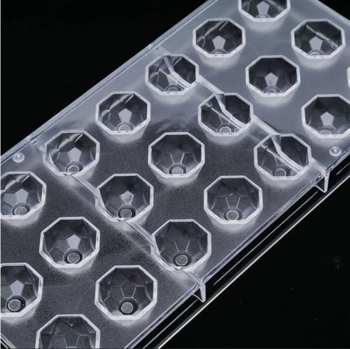 قالب شوكولاته بلاستك كرستال