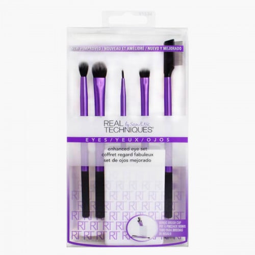 مجموعة فرش أساسية لمكياج العيون من ريل تكنيك 5فرش...