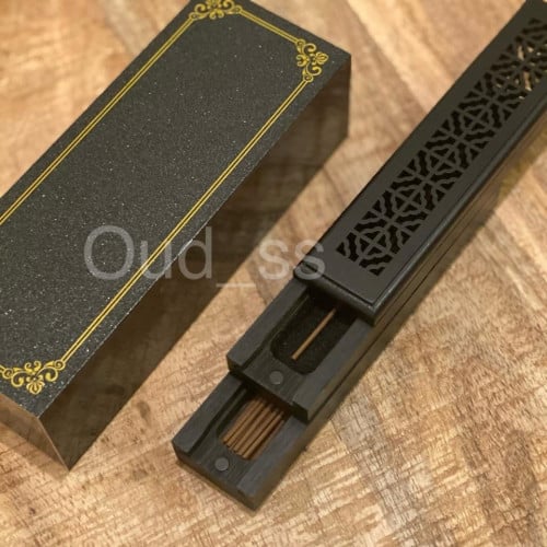 بوكس مبخرة أسود صغيرة بدرج سفلي