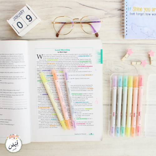 طقم أقلام فلومستر ملونه منتج 306