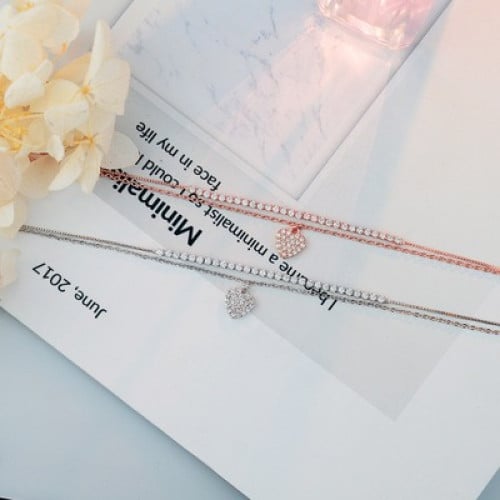 اساور زيركون القلب