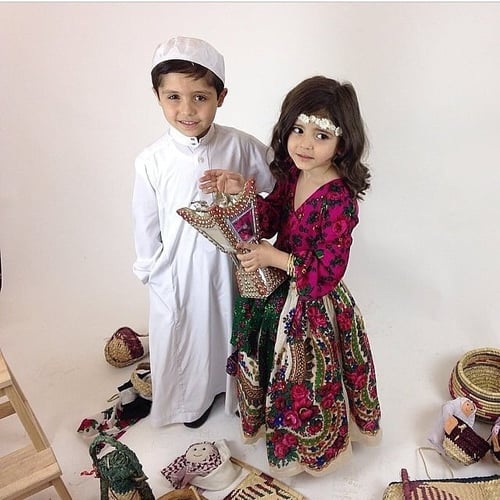 فستان اللاميه الشعبي