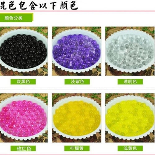 كرات ملونة هلامية للمزهرية غلاف صغير