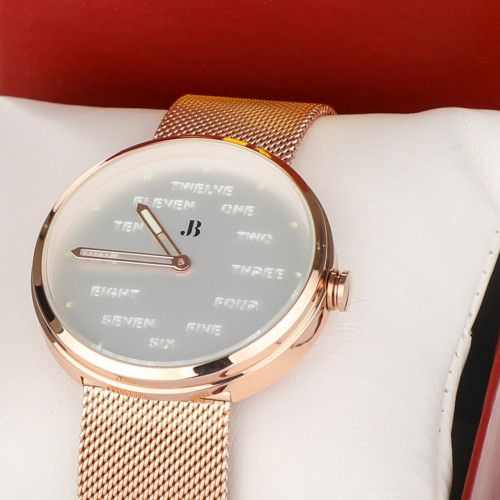 ساعة رجالي ضمان سنة وضد الماء-