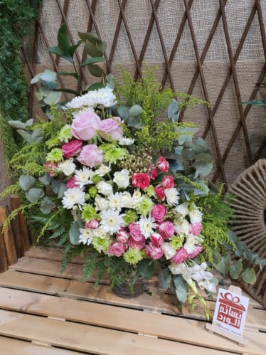 فازة بالورد طبيعي