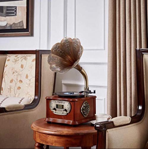 متوفر بالطلب الجرامافون الكلاسيكي الرائع بالبوق ،...