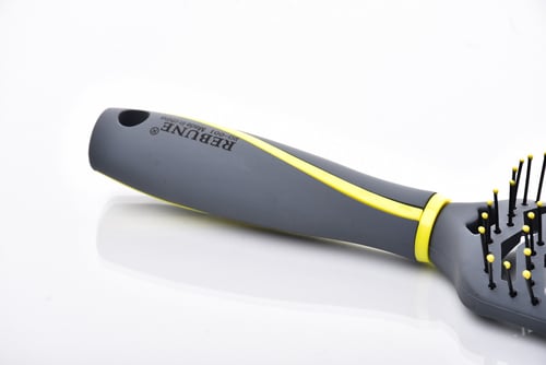 ريبون فرشاة شعر دائرية - رمادي - R0-001