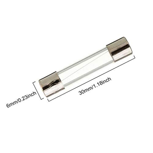 Fuse 0.2A 250V 6x30mm فيوز شفاف كبير