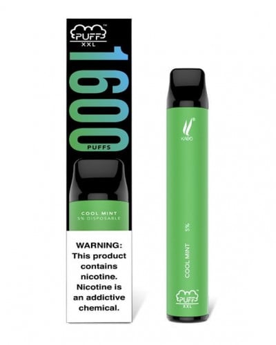 سحبة جاهزة بنكهة نعناع بارد 1600 موشة Puff XXL Coo...