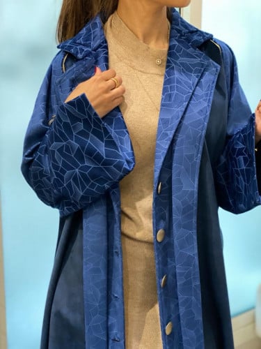 عباية شتوية شامواه مشجر