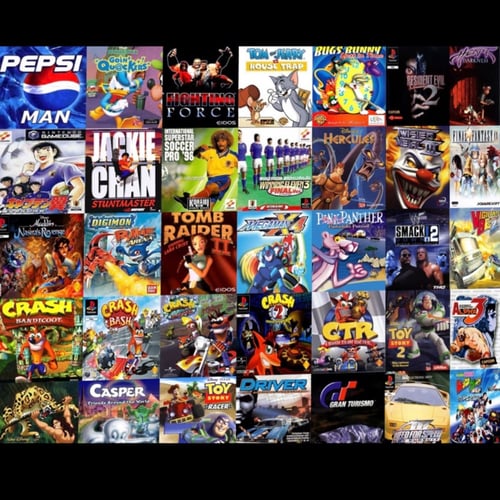 فلاش العاب بلايستيشن 1 كلاسيك - USB GAME PS1