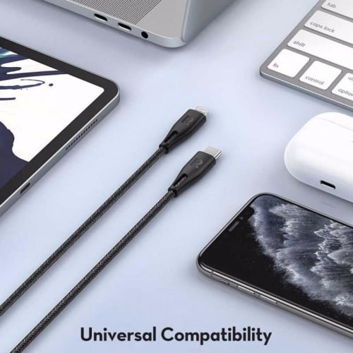 كيبل راف باور من تايب سي إلى لايتنق - قماش بطول مت...