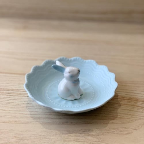 صحن ارنب مجوف صغير