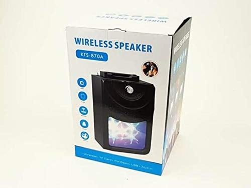 سبيكر لاسلكي مع اضاءة ملونة KTS-870