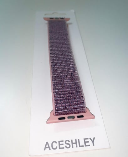 سوار بني قماش ساعة ابل Brown nylon strap