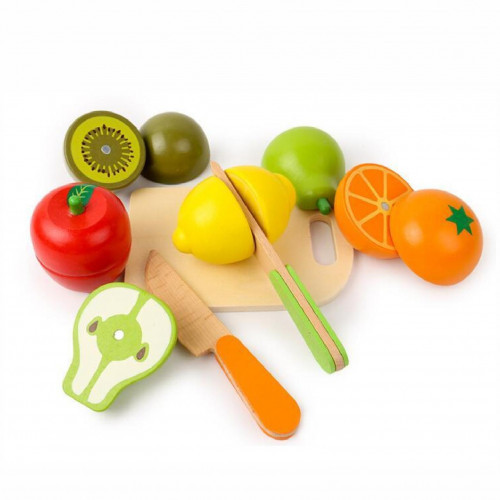 خضروات خشب لتعليم الكسور