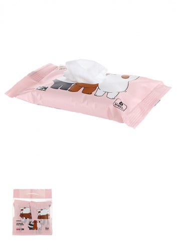 مناديل رطبة بدون رائحة من سلسلة الدببة الثلاثة - ع...