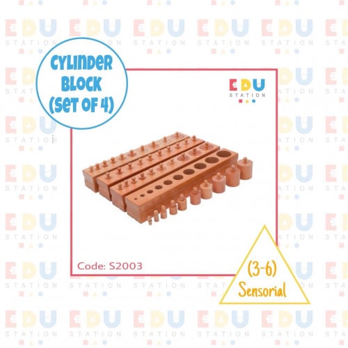 Cylinder Block (Set of 4) - الاسطوانات ذات مقبض (م...
